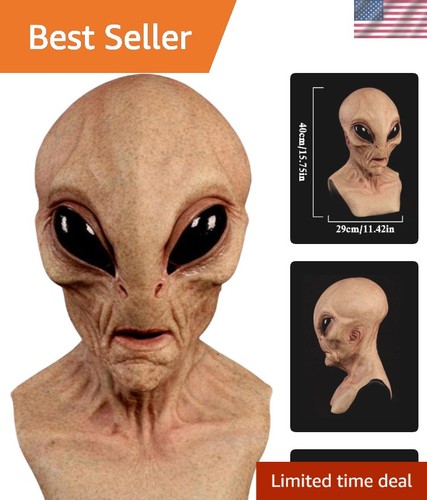 Realistic alien latex mask - realistic,